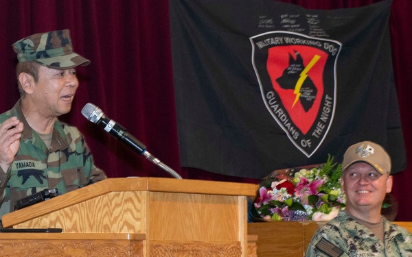 CFAS Holds K-9 and K-9 Handler Retirement Ceremony