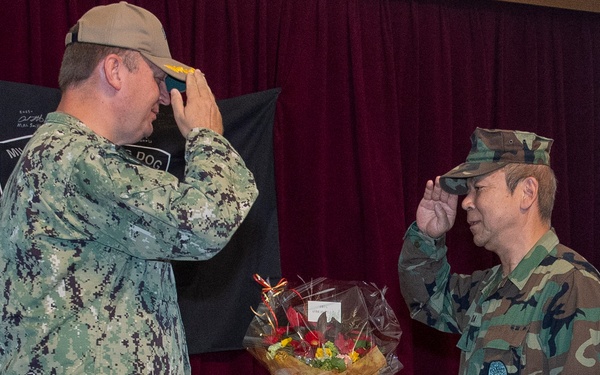 CFAS Holds K-9 and K-9 Handler Retirement Ceremony