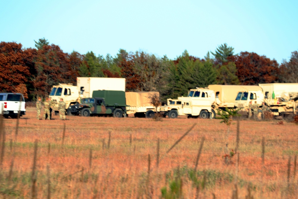 November 2023 training operations at Fort McCoy