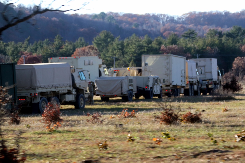 November 2023 training operations at Fort McCoy