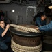 Abraham Lincoln departs San Diego Bay