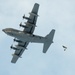 Air Force special warfare Airmen, Alaska Air National Guard aviators, and Army paratroopers conduct airborne training at JBER