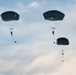 Air Force special warfare Airmen, Alaska Air National Guard aviators, and Army paratroopers conduct airborne training at JBER