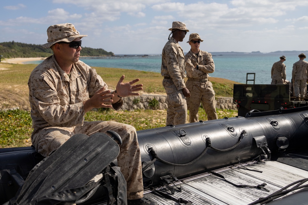 Bravo Company conducts Boat Raid Sustainment Training