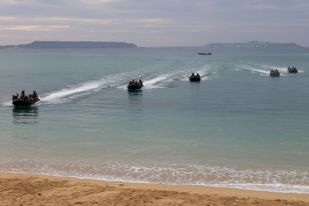 Bravo Company conducts Boat Raid Sustainment Training