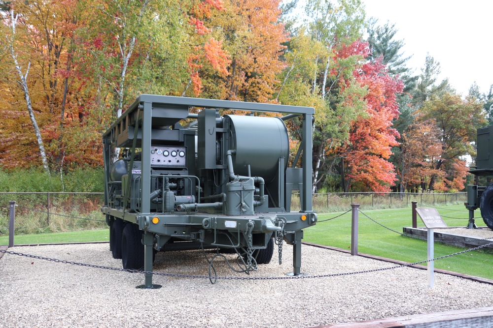 2023 Fall Colors at Equipment Park at Fort McCoy's historic Commemorative Area