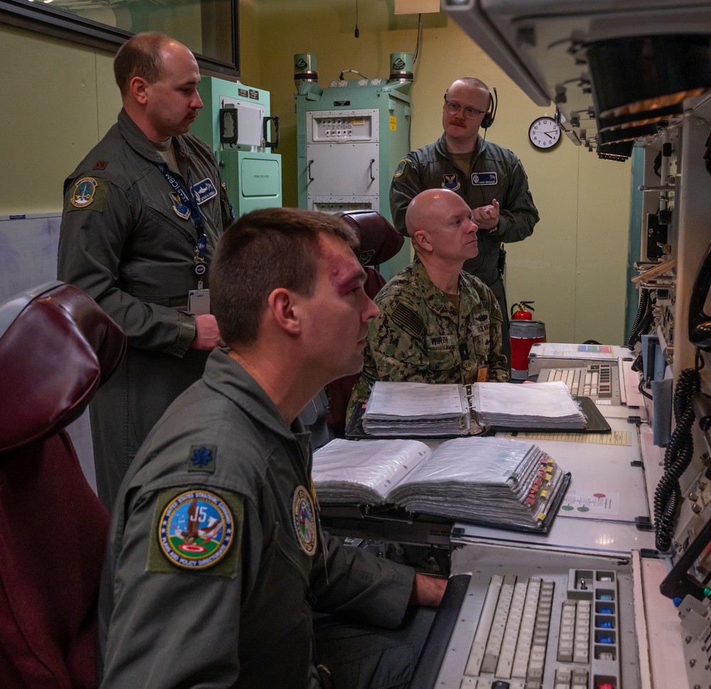 RDML Wirth, StratCom deputy director, visits Minot AFB