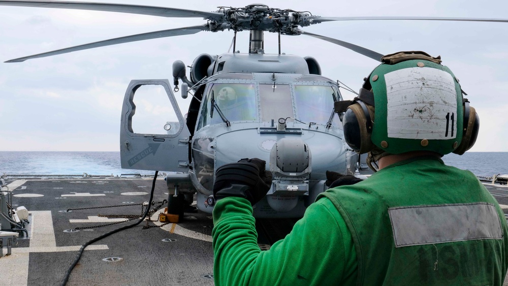 USS Kidd (DDG-100) Flight Operations