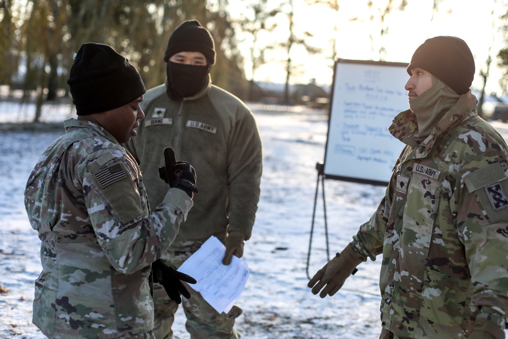 Soldiers deployed in Poland host monthly competitions