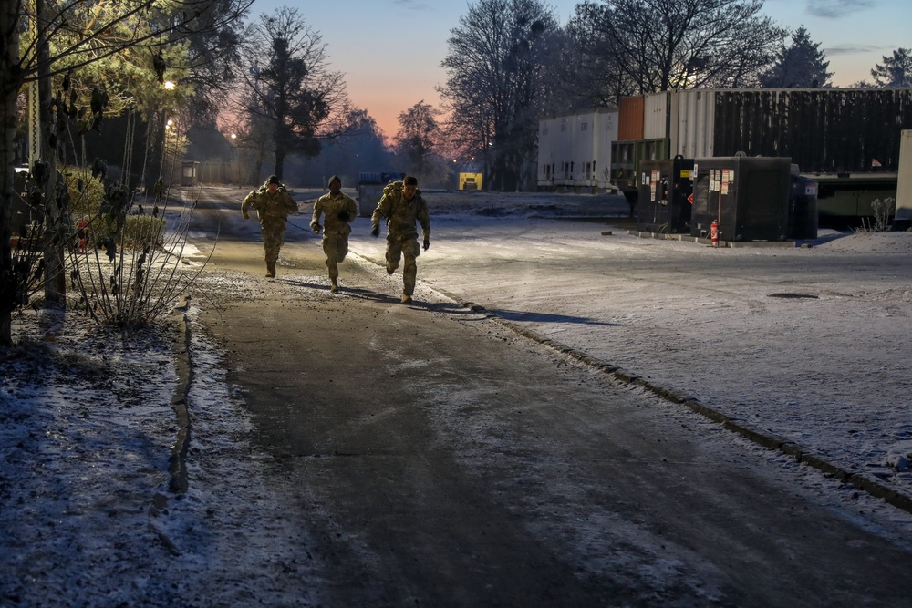 Soldiers deployed in Poland host monthly competitions