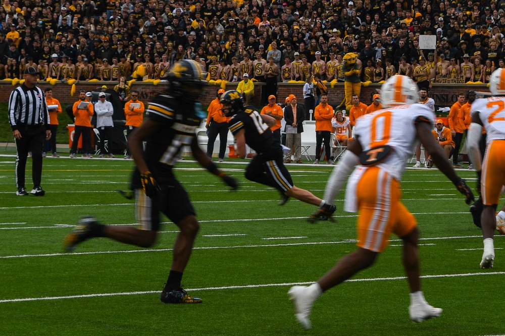 University of Missouri, Columbia hosts military appreciation football game