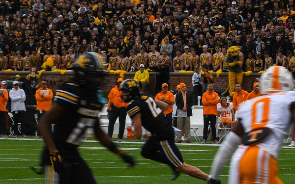 University of Missouri, Columbia hosts military appreciation football game