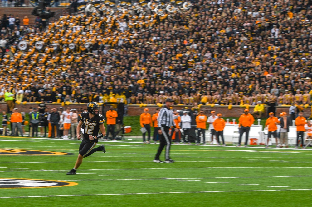 University of Missouri, Columbia hosts military appreciation football game