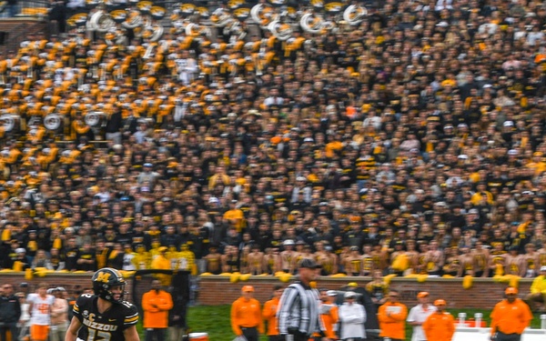 University of Missouri, Columbia hosts military appreciation football game
