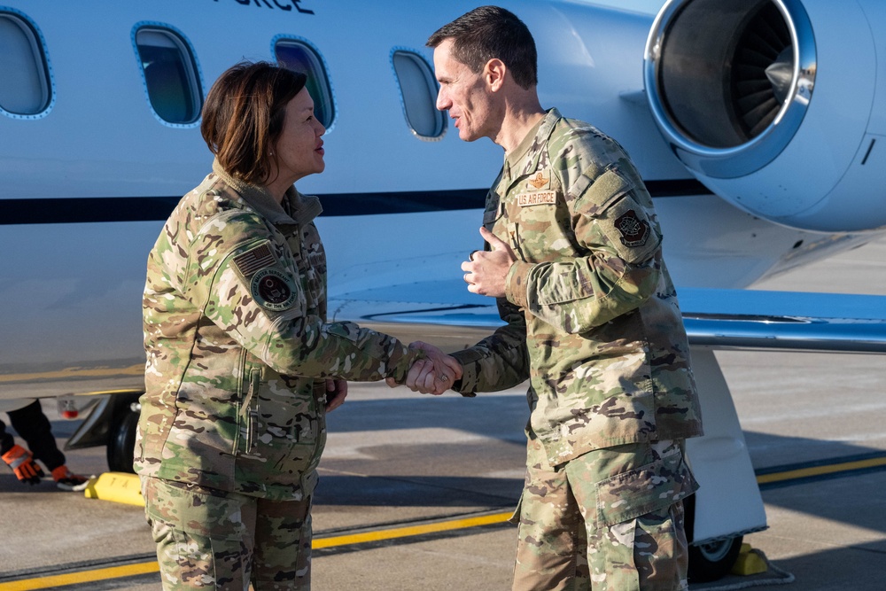 CMSAF visits McConnell