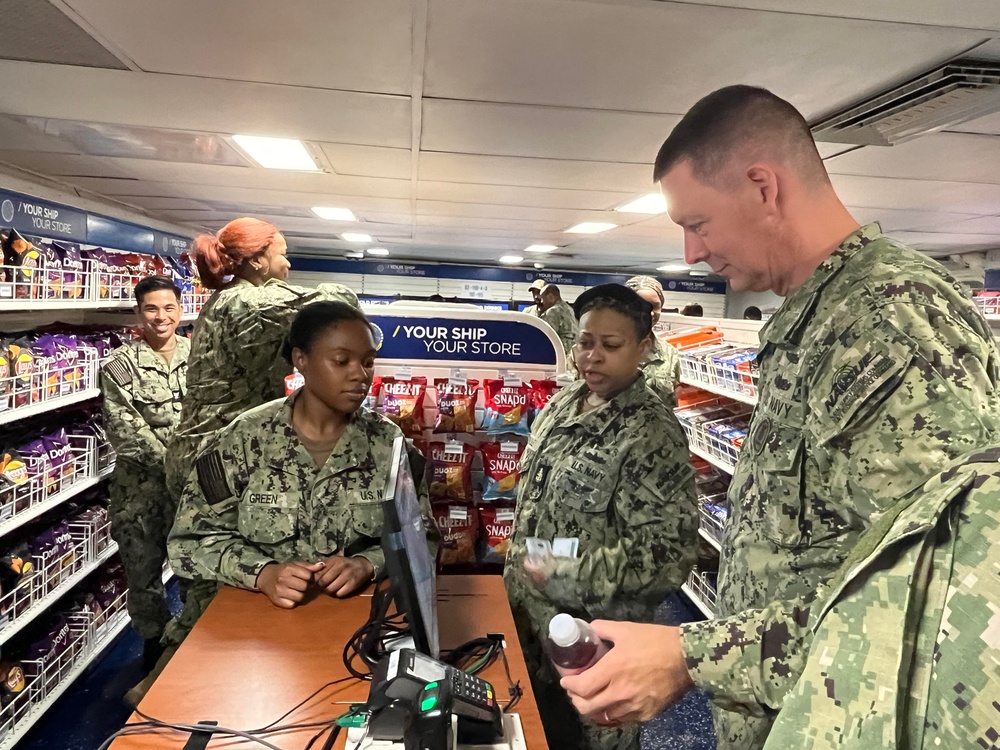 Navy Exchange Service Command’s Second Micro Market@Sea is Underway