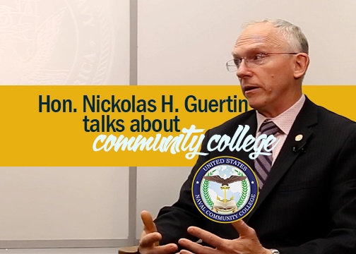 USNCC Interviews Honorable Nickolas H. Guertin About Community College Experience