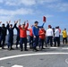 U.S. Coast Guard Cutter Waesche conducts training drills while on patrol