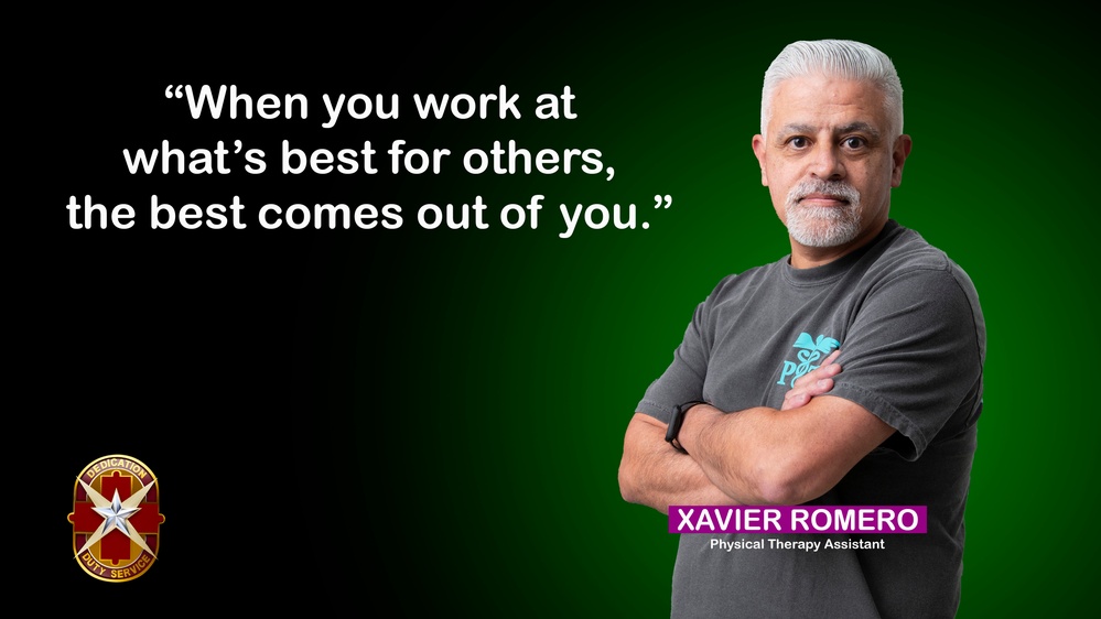 I am Team BAMC – Xavier Romero