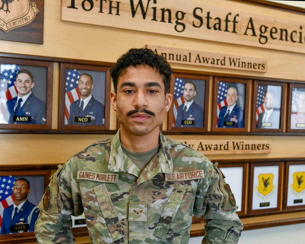 A1C Jacari Gaines Morlett Airman of the Week