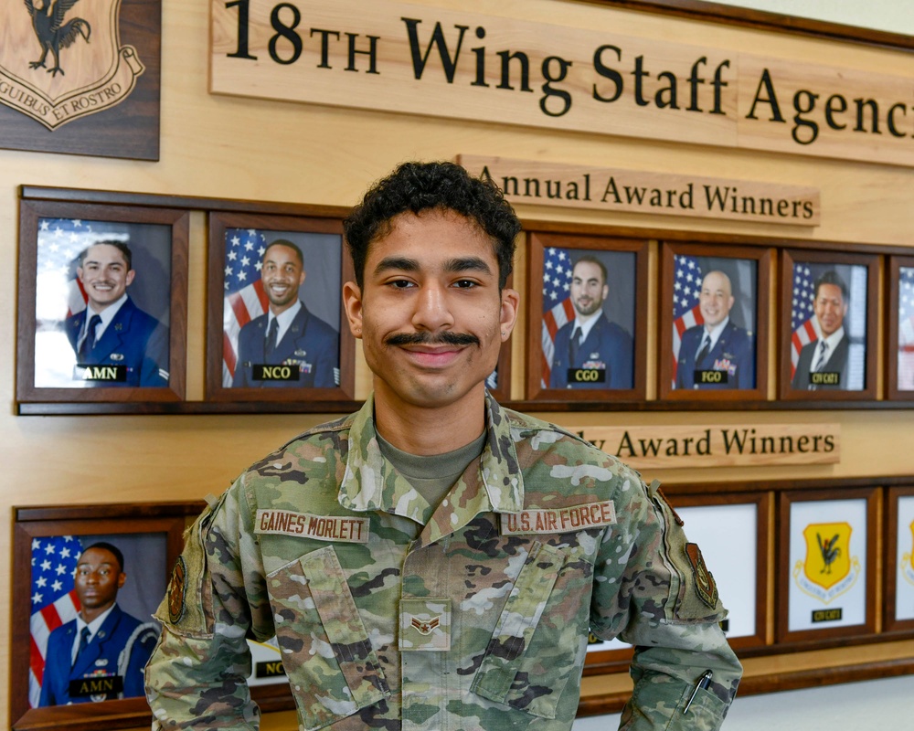 A1C Jacari Gaines Morlett Airman of the Week