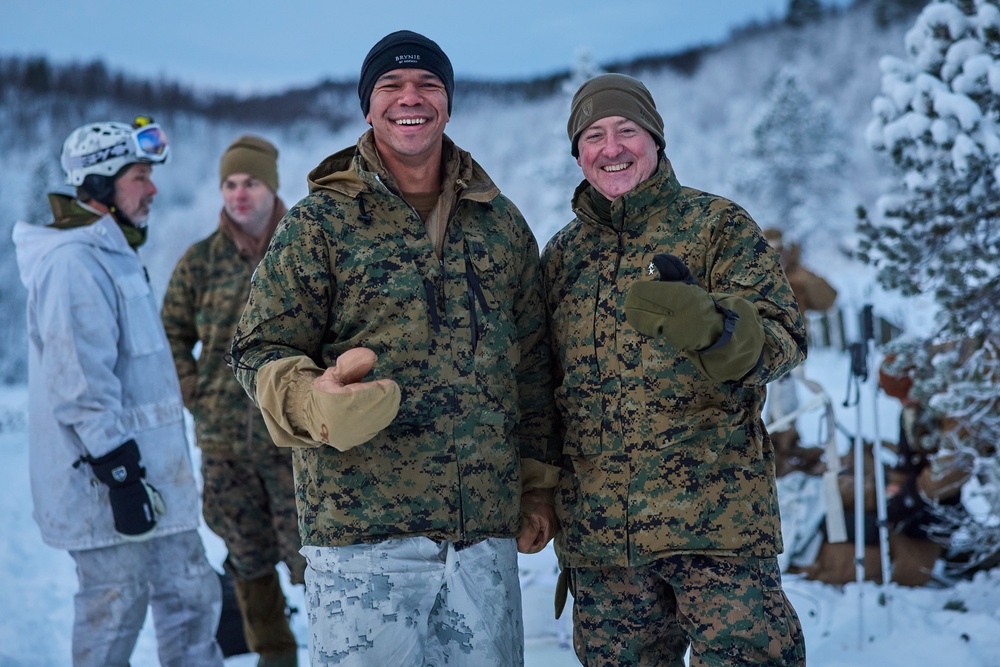 Maj. Gen. Sofge visits the NATO Winter Instructor Course