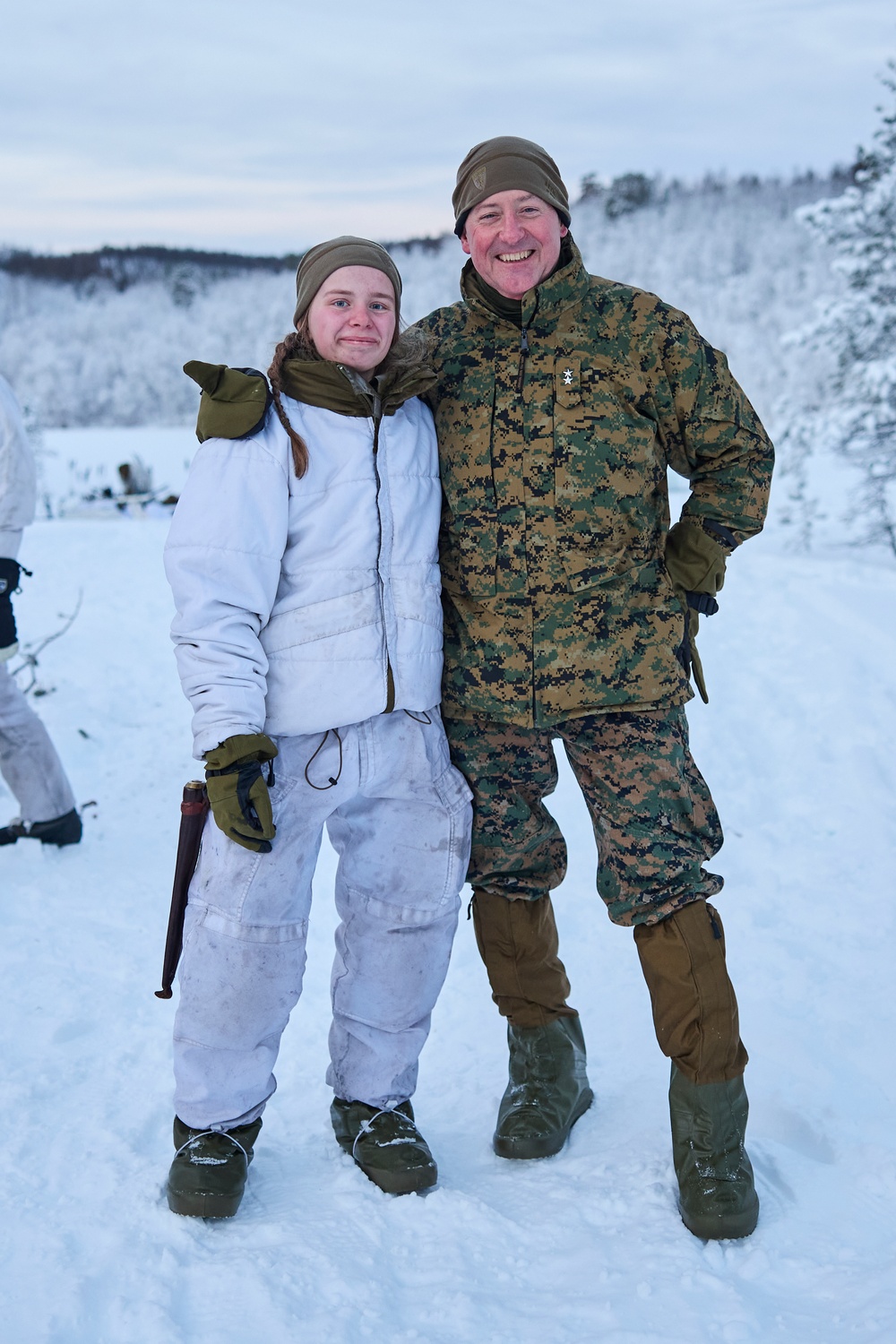 Maj. Gen. Sofge visits the NATO Winter Instructor Course