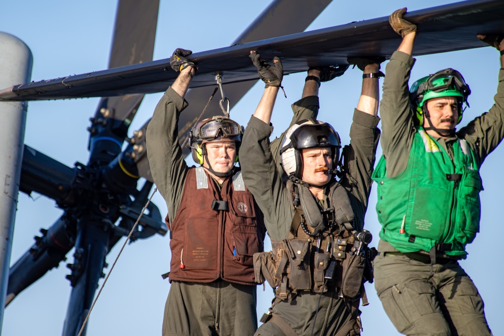 Flight Operations onboard USS Somerset