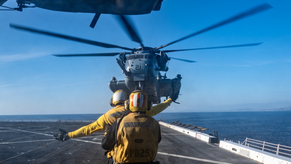 Flight Operations onboard USS Somerset