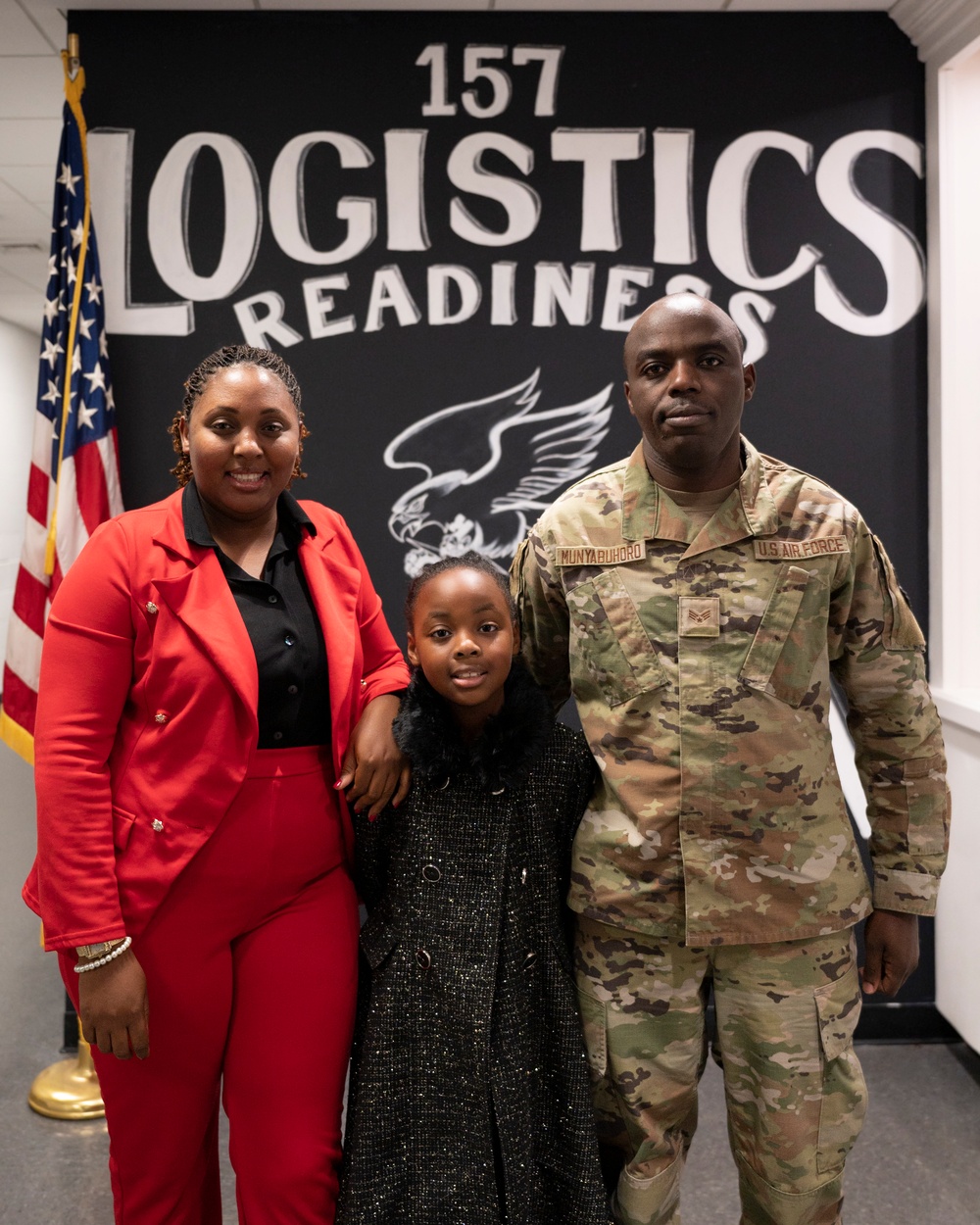 New Hampshire Airman, Family Meet with First Lady