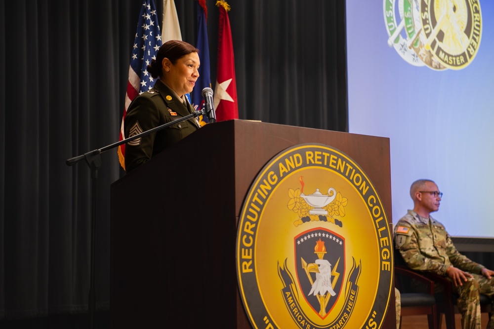 USAREC celebrates promotions at RRC graduation