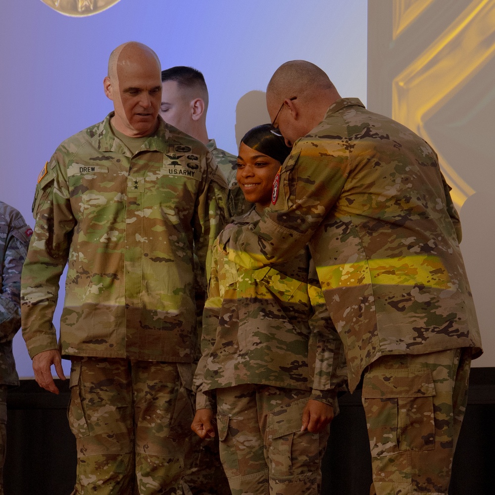 USAREC celebrates promotions at RRC graduation