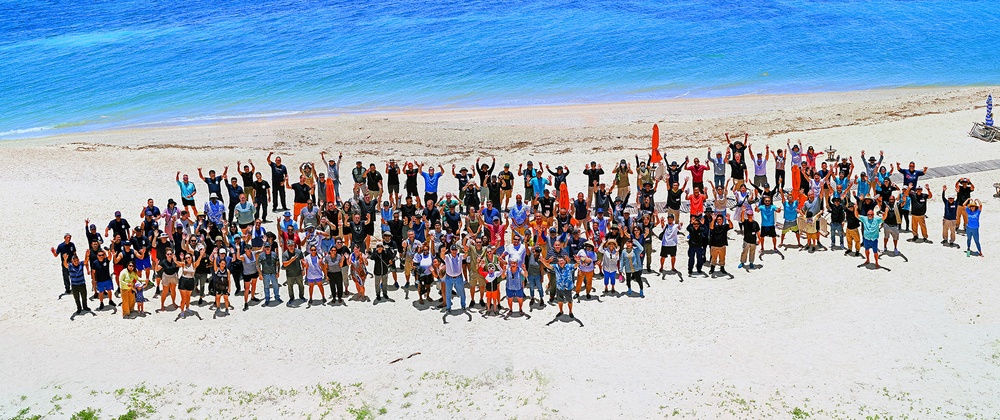 The US Army Garrison Okinawa celebrates the first Organization day after long COVID years at Torii Beach