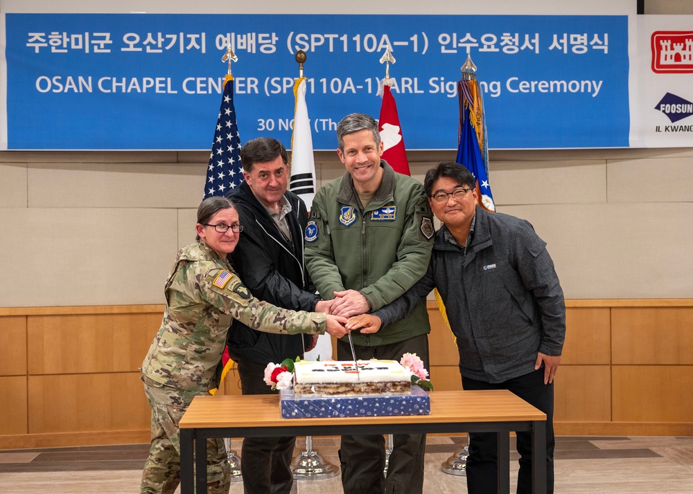 Harmony in allies: Celebrating Osan’s chapel changeover from ROK to US