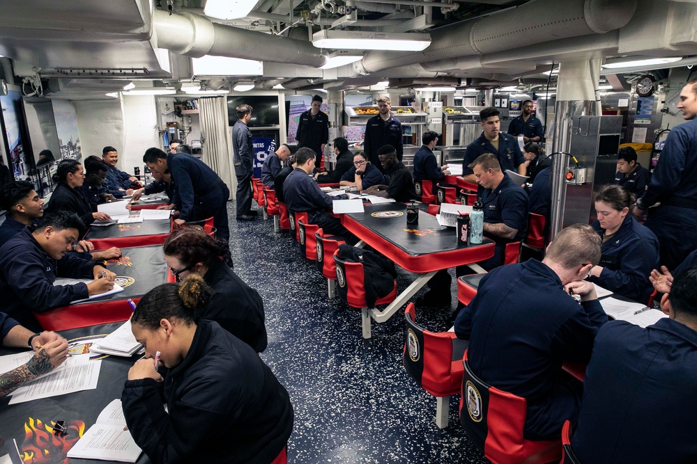 Sterett Sailors Participate in ESWS Training