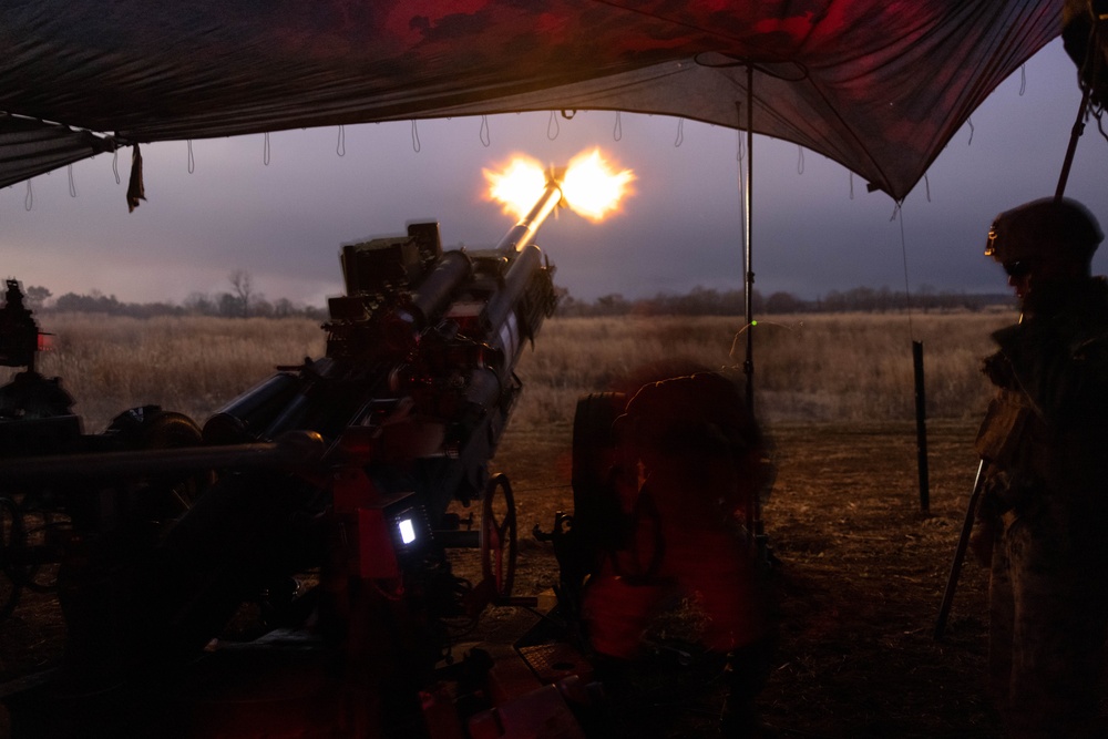 ARTP 23.3: Night M777 Howitzer Live-fire