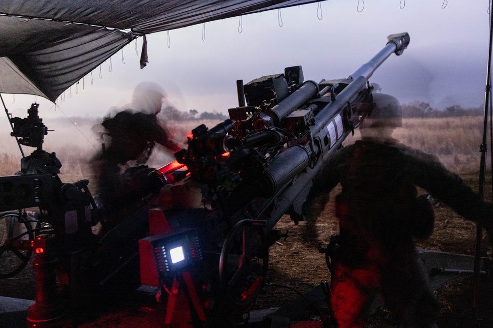 ARTP 23.3: Night M777 Howitzer Live-fire