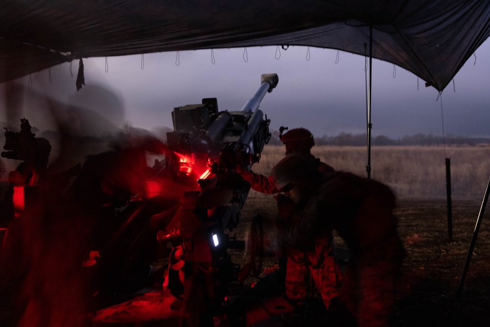 ARTP 23.3: Night M777 Howitzer Live-fire