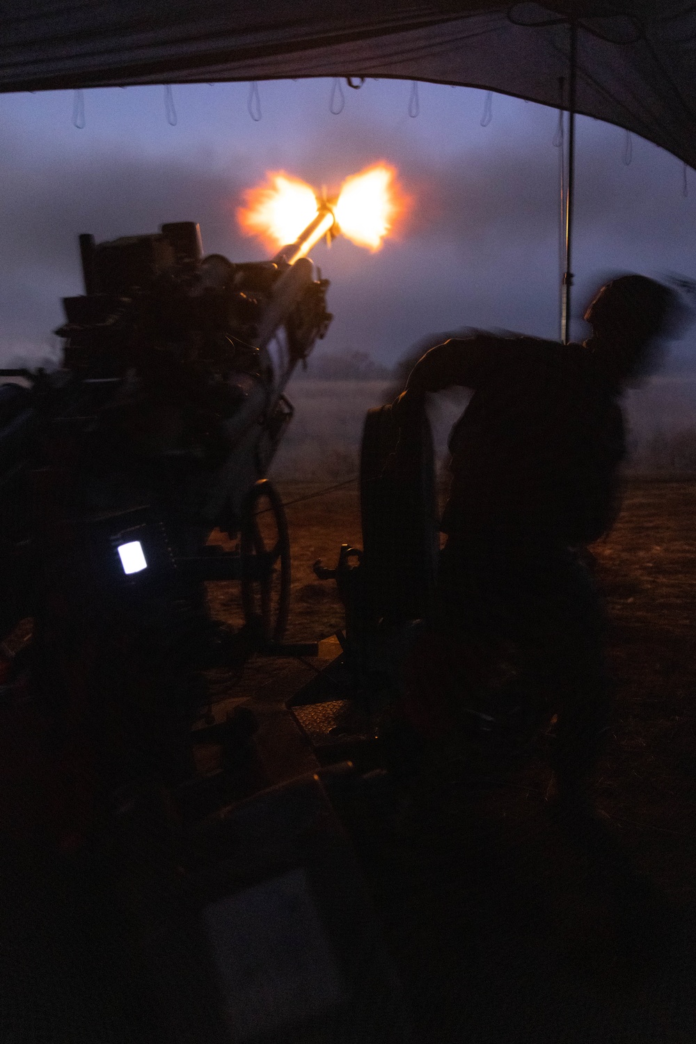 ARTP 23.3: Night M777 Howitzer Live-fire