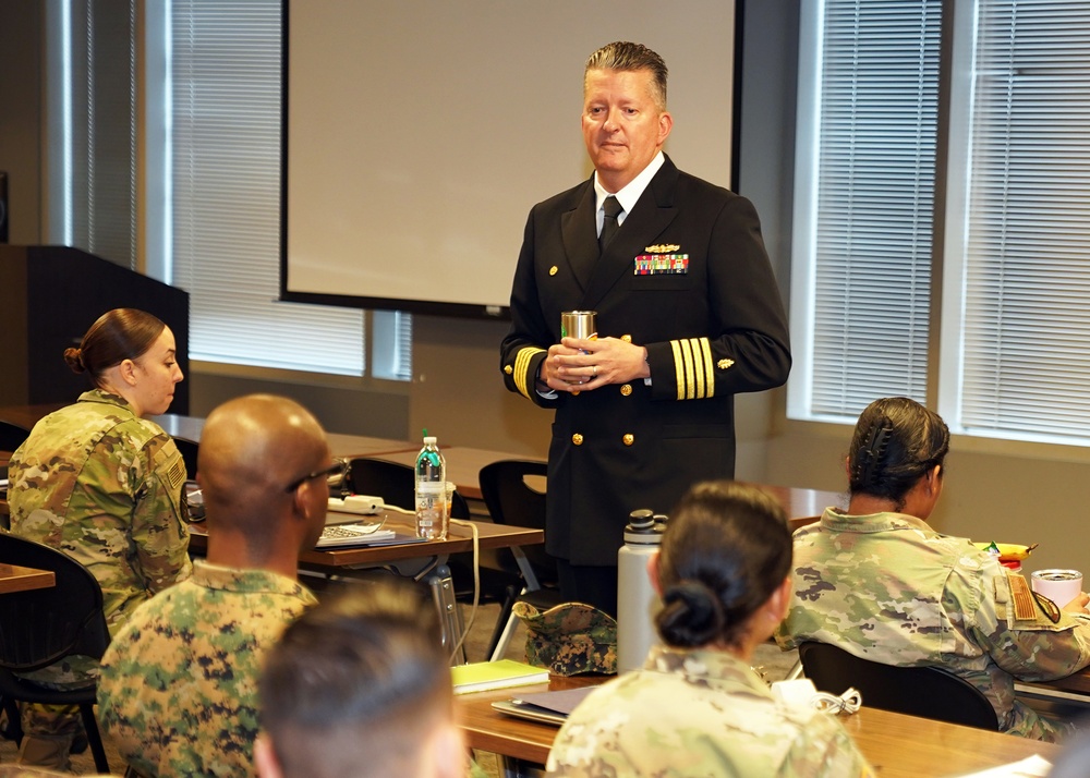 NMFSC Commander speaks at Joint Medical Operations Course