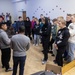 Soldiers conduct first aid training with Latvian high school students