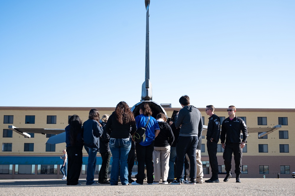 F-16 Viper Demo Team Attends Skyward Bound Recruiting Event