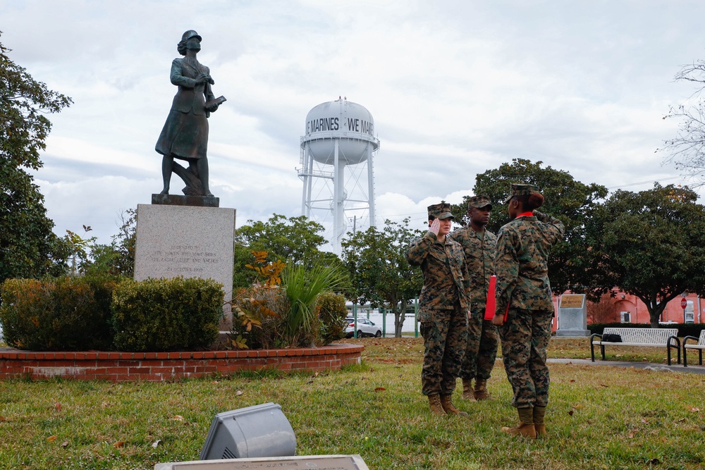 Cpl. Withny De La Rosa Promotion Ceremony