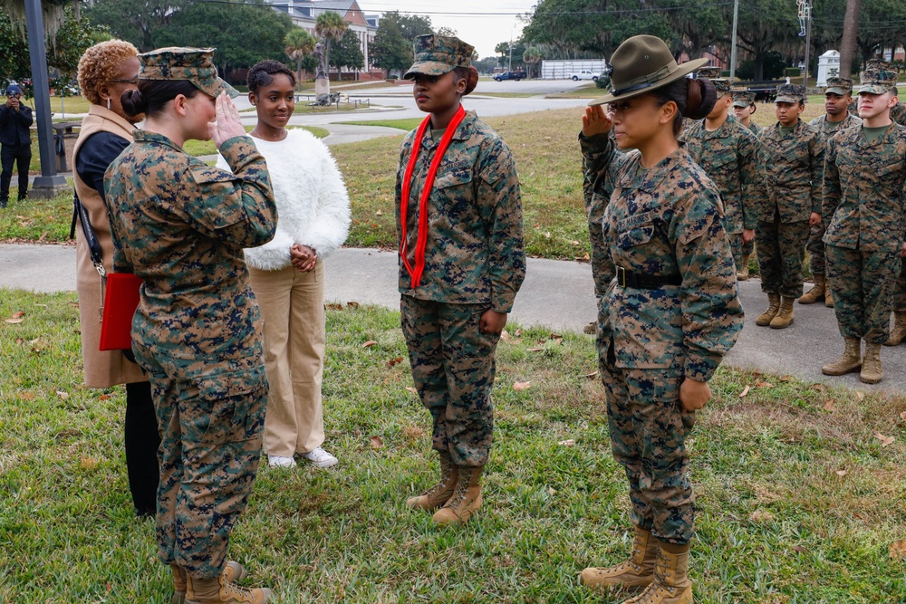 Cpl. Withny De La Rosa Promotion Ceremony