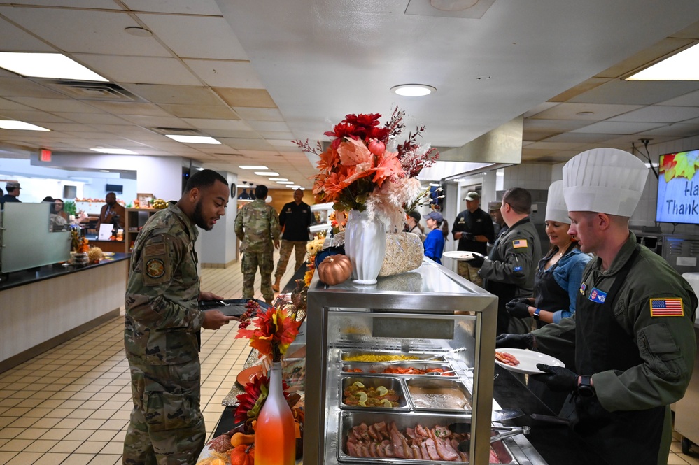 97 AMW hosts Thanksgiving meal for Airmen and families