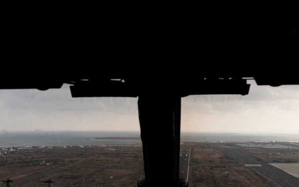 Marine Medium Tiltrotor Squadron (VMM) 261 (Rein.) conduct aerial delivery operations