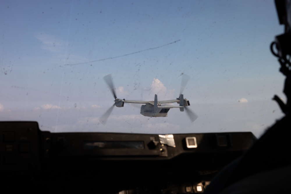 Marine Medium Tiltrotor Squadron (VMM) 261 (Rein.) conduct aerial delivery operations