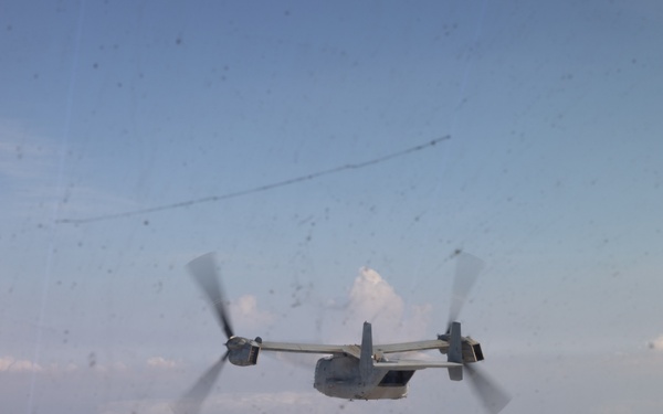 Marine Medium Tiltrotor Squadron (VMM) 261 (Rein.) conduct aerial delivery operations
