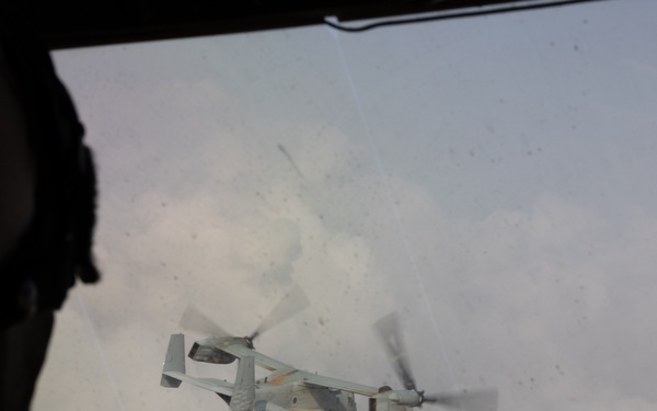 Marine Medium Tiltrotor Squadron (VMM) 261 (Rein.) conduct aerial delivery operations