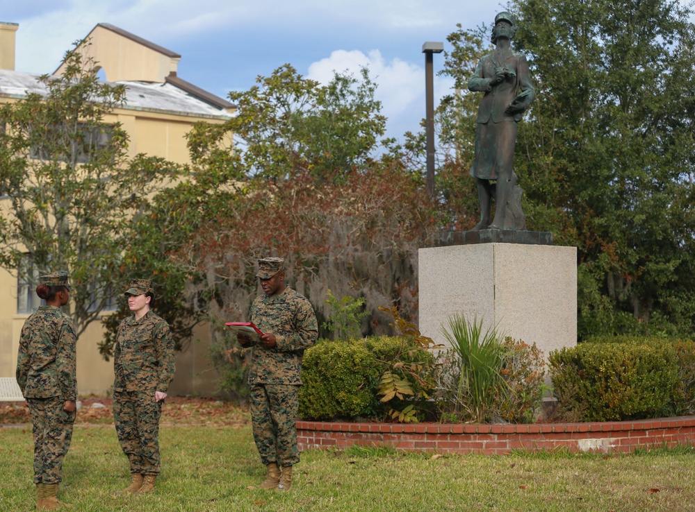 Cpl. Withny De La Rosa Promotion Ceremony